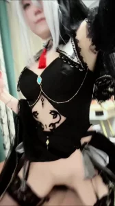 黑丝申鹤cos女上自己动